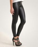 Leggin Couro Sintético Preta